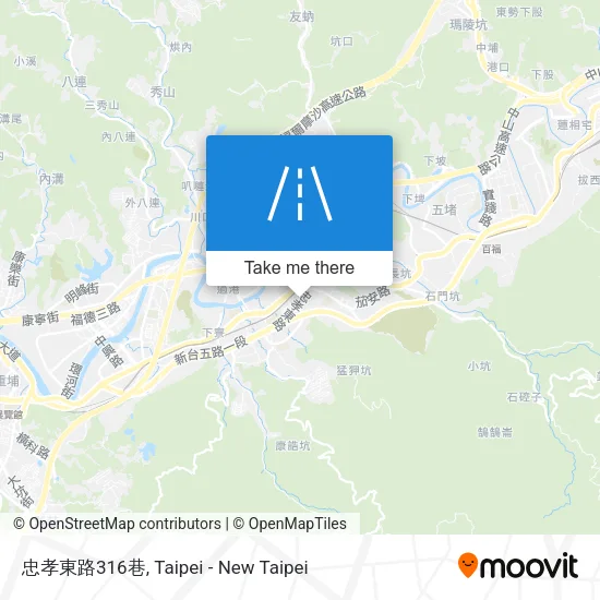 忠孝東路316巷地圖