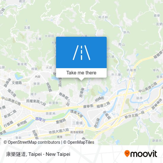 康樂隧道地圖