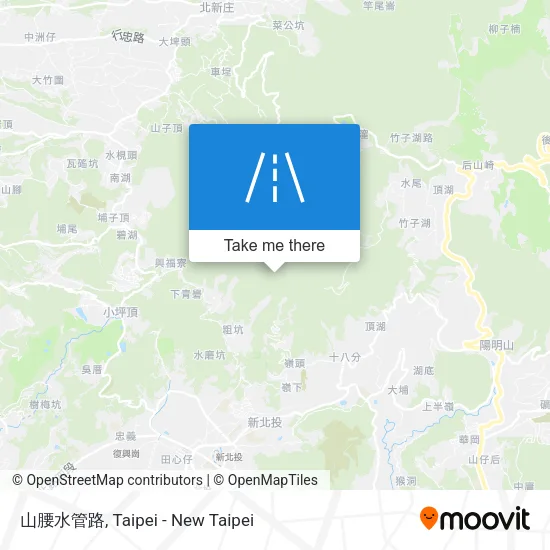 山腰水管路 map