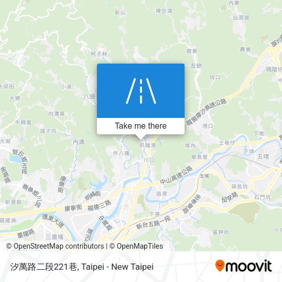 汐萬路二段221巷地圖
