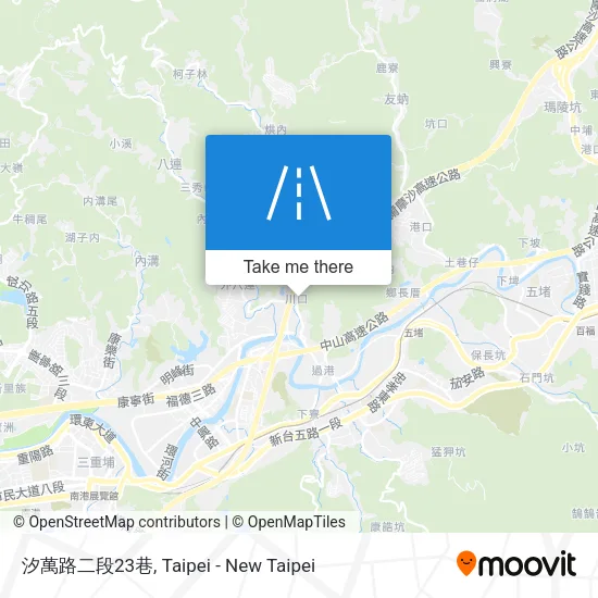 汐萬路二段23巷地圖