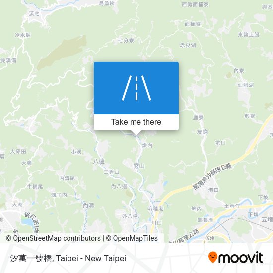 汐萬一號橋地圖