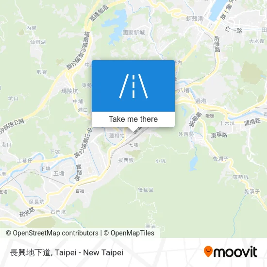 長興地下道 map
