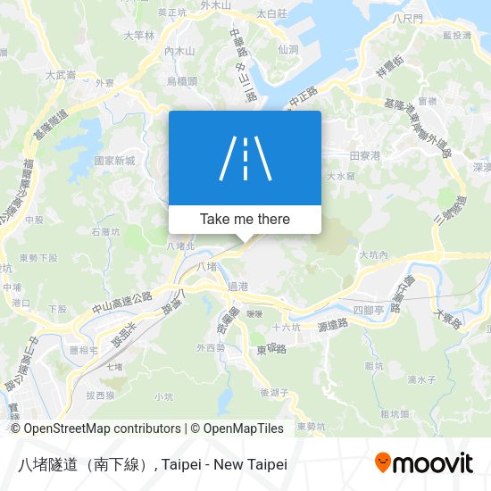 八堵隧道（南下線） map