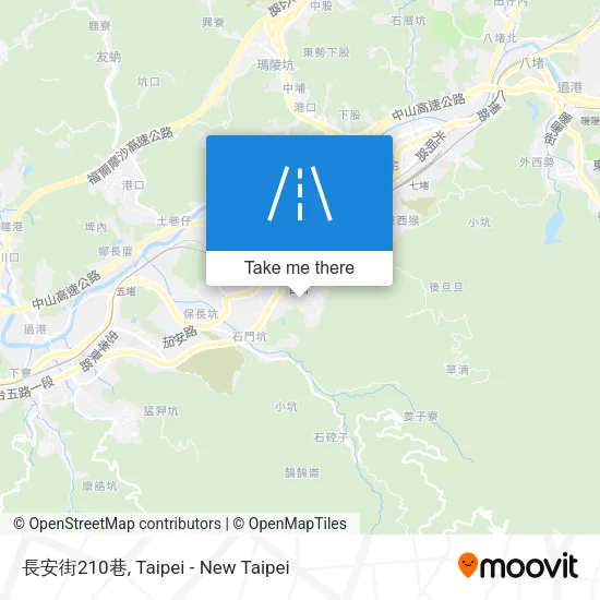 長安街210巷地圖