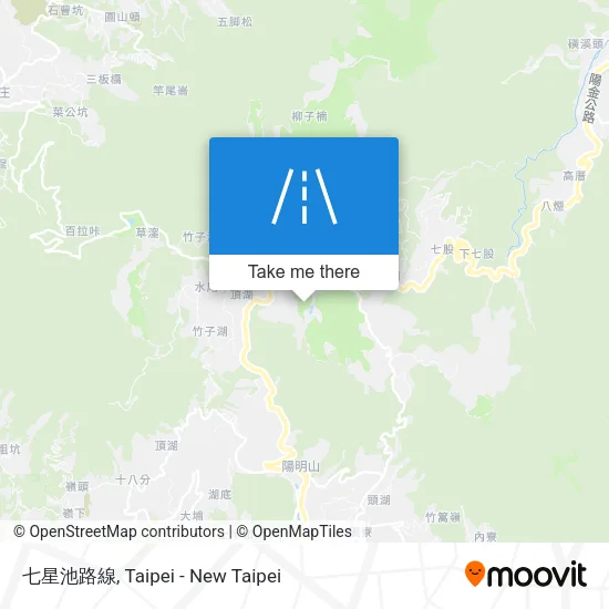 七星池路線地圖