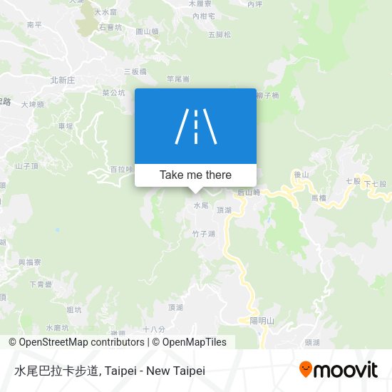 水尾巴拉卡步道 map