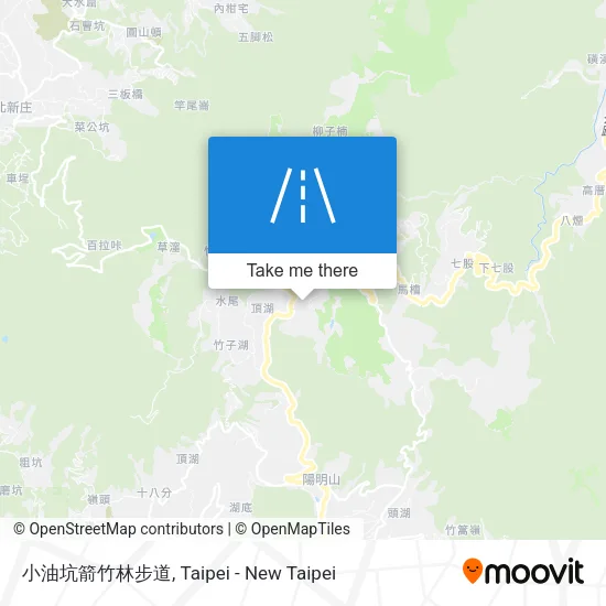 小油坑箭竹林步道 map