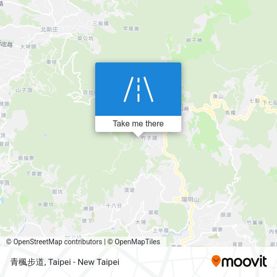 青楓步道 map