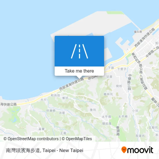 南灣頭濱海步道 map