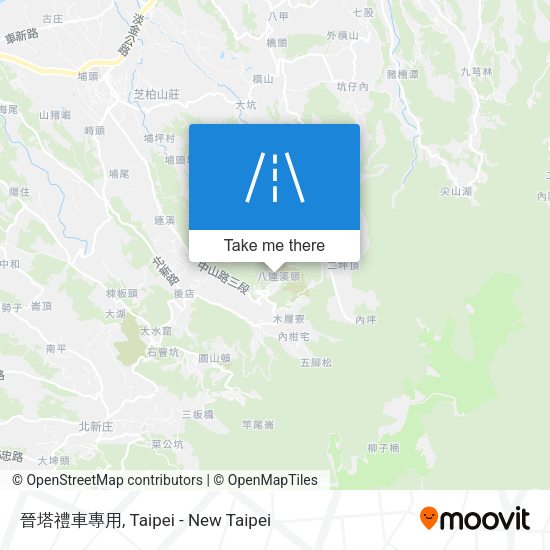晉塔禮車專用 map