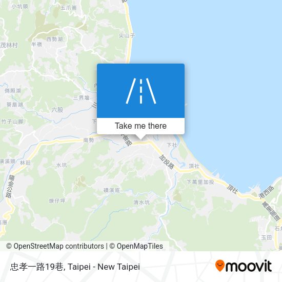 忠孝一路19巷地圖