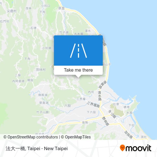 法大一橋 map