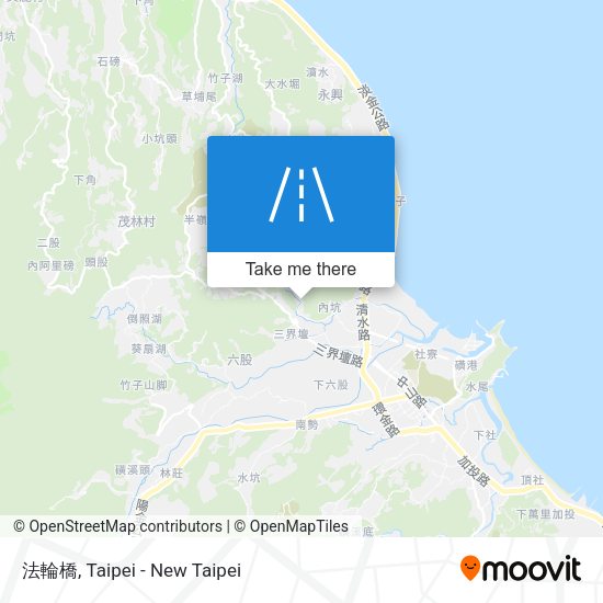 法輪橋 map