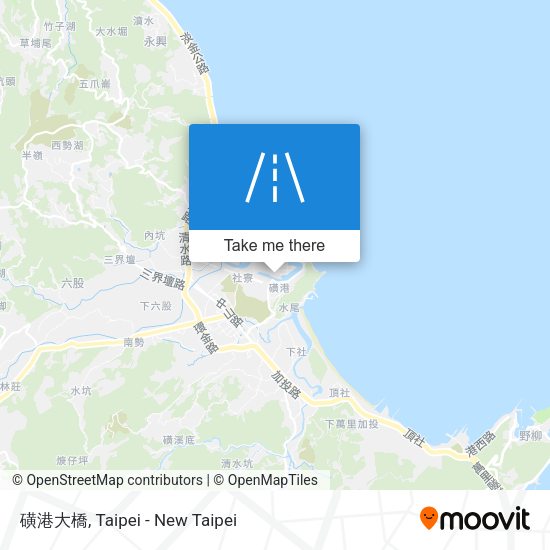 磺港大橋地圖