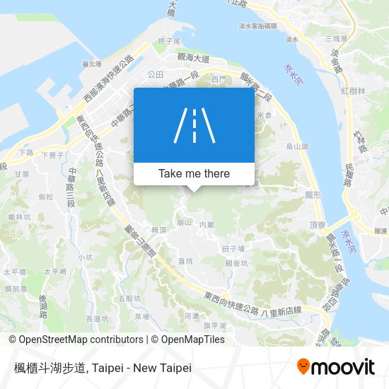 楓櫃斗湖步道 map