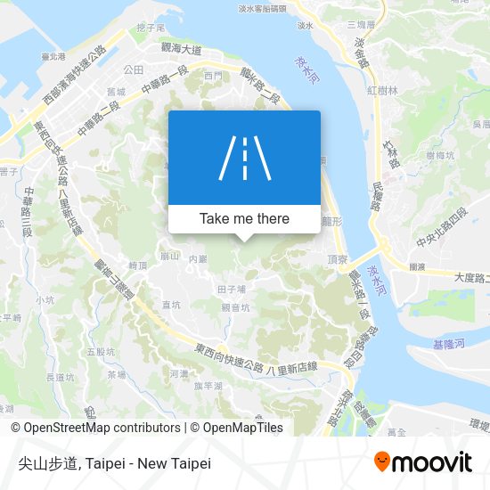 尖山步道地圖