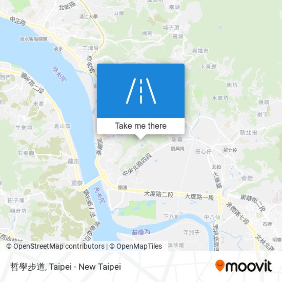 哲學步道 map