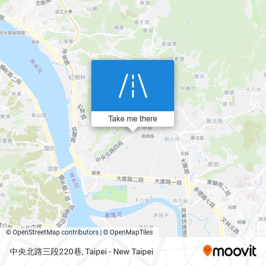 中央北路三段220巷地圖