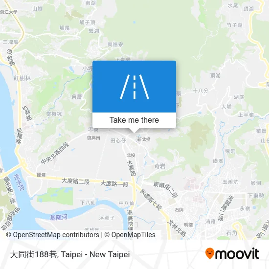 大同街188巷地圖