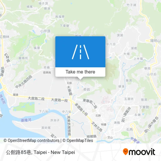 公館路85巷地圖
