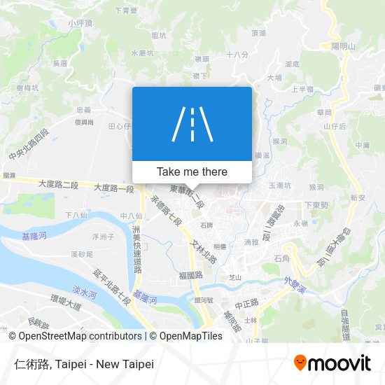 仁術路 map