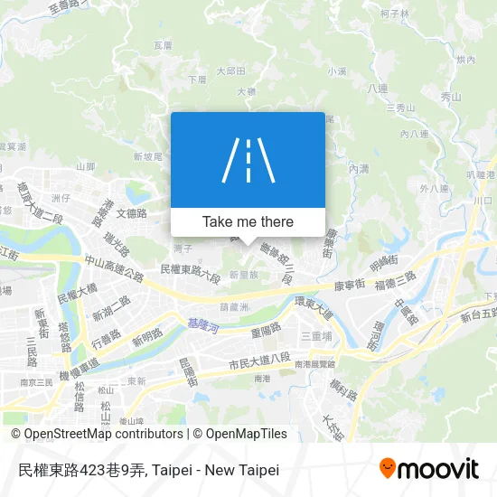 民權東路423巷9弄地圖