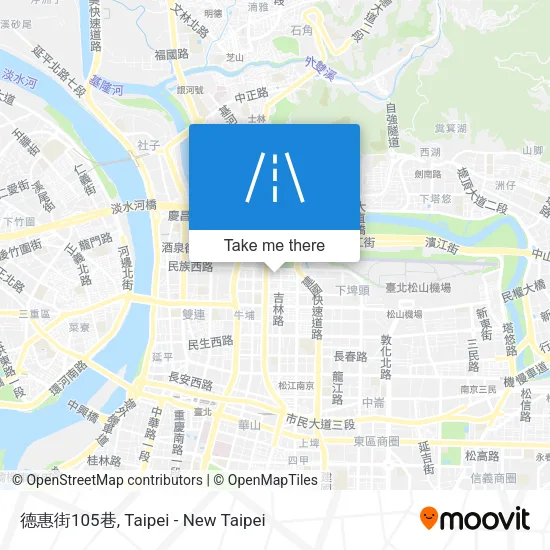 德惠街105巷 map