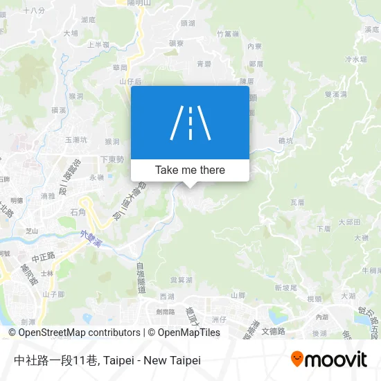 中社路一段11巷地圖