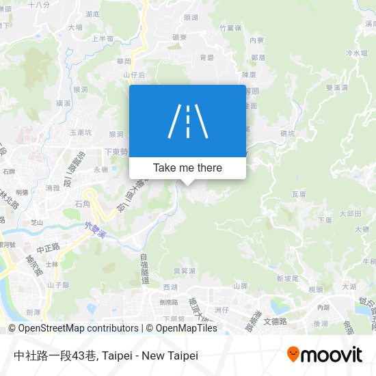 中社路一段43巷地圖