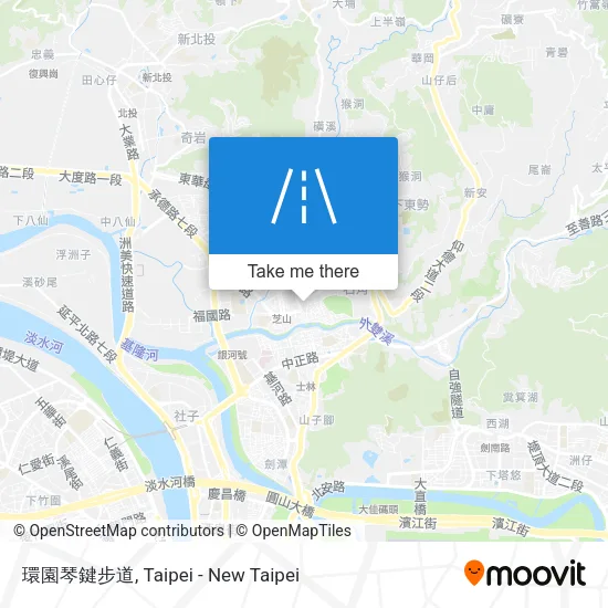 環園琴鍵步道 map