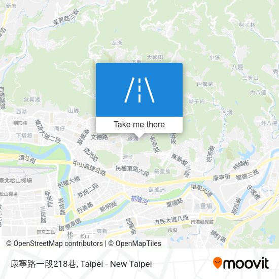 康寧路一段218巷地圖