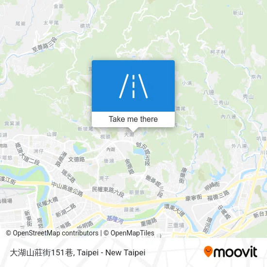 大湖山莊街151巷 map