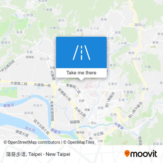 蒲葵步道 map
