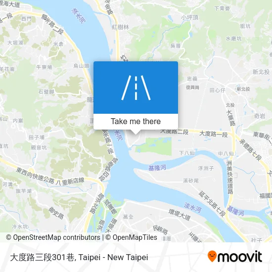 大度路三段301巷地圖