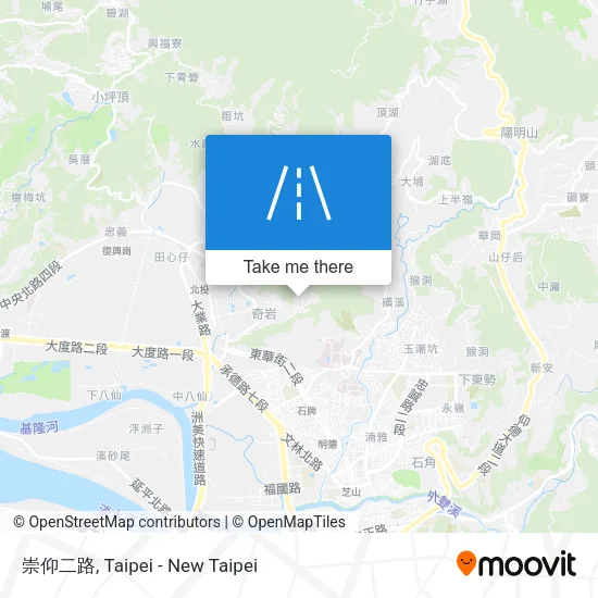 崇仰二路地圖