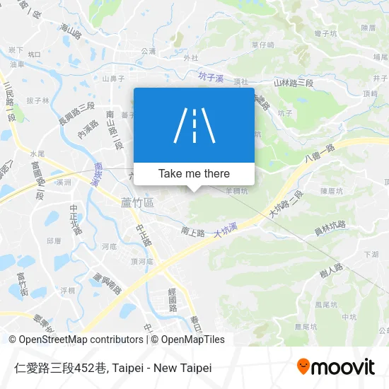 仁愛路三段452巷地圖