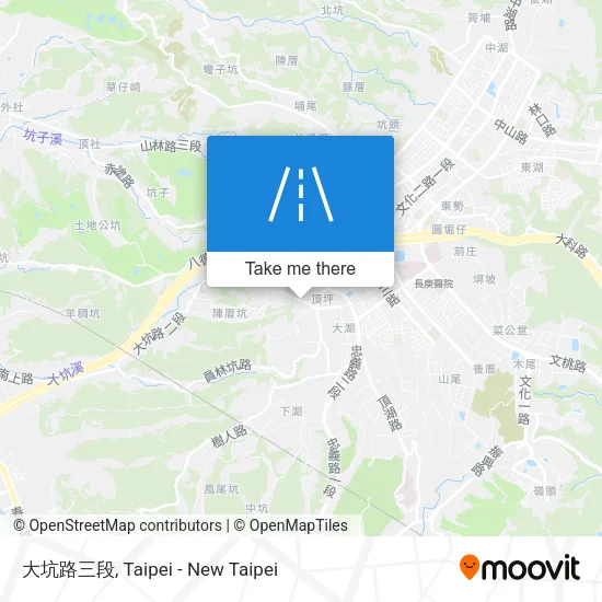 大坑路三段 map