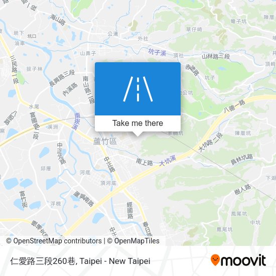 仁愛路三段260巷地圖