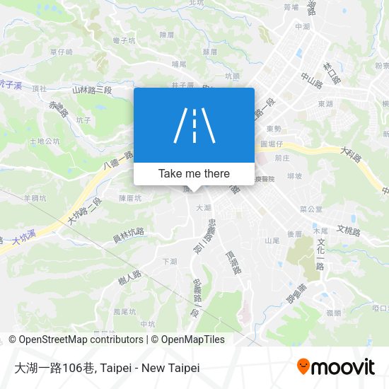 大湖一路106巷 map