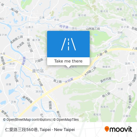仁愛路三段560巷地圖