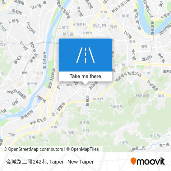 金城路二段242巷 map