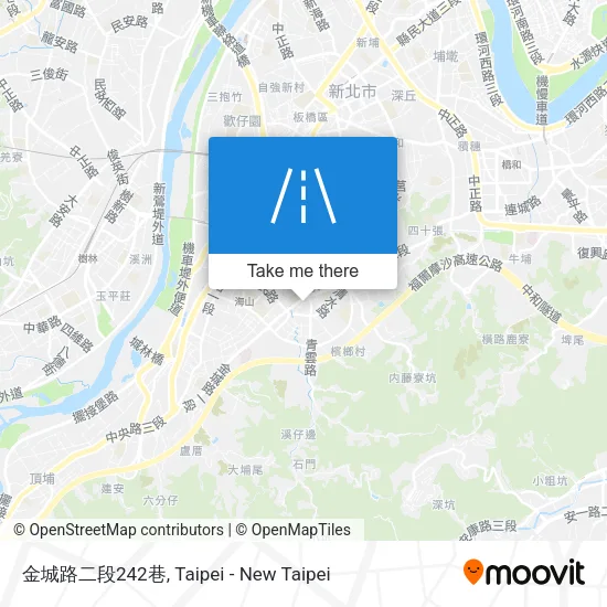金城路二段242巷地圖