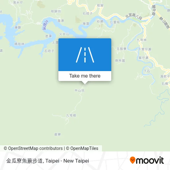 金瓜寮魚蕨步道 map