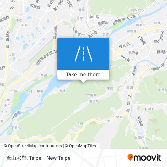 鳶山彩壁 map