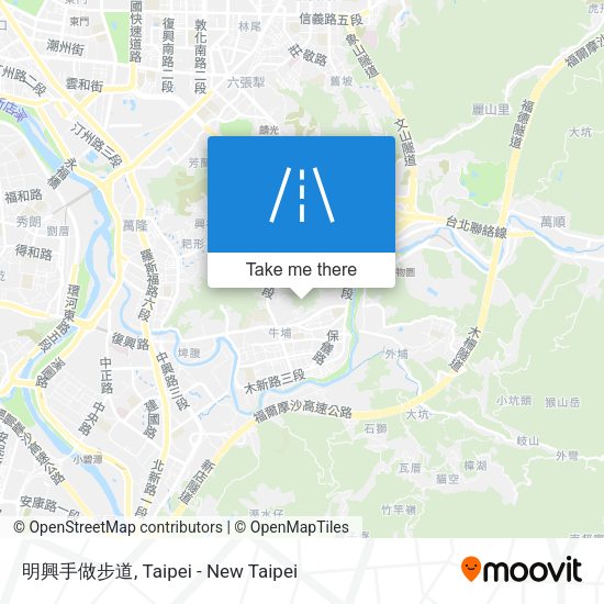 明興手做步道地圖