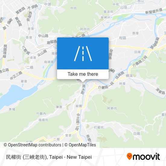 民權街 (三峽老街) map