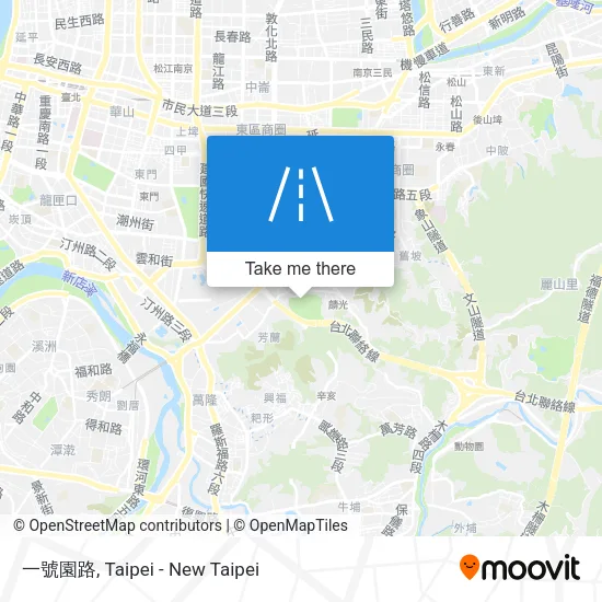 一號園路 map