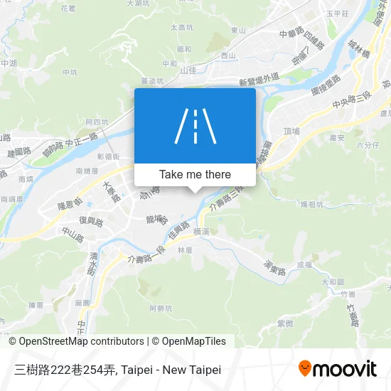 三樹路222巷254弄地圖