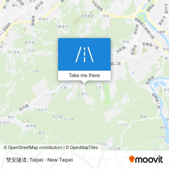 雙安隧道地圖